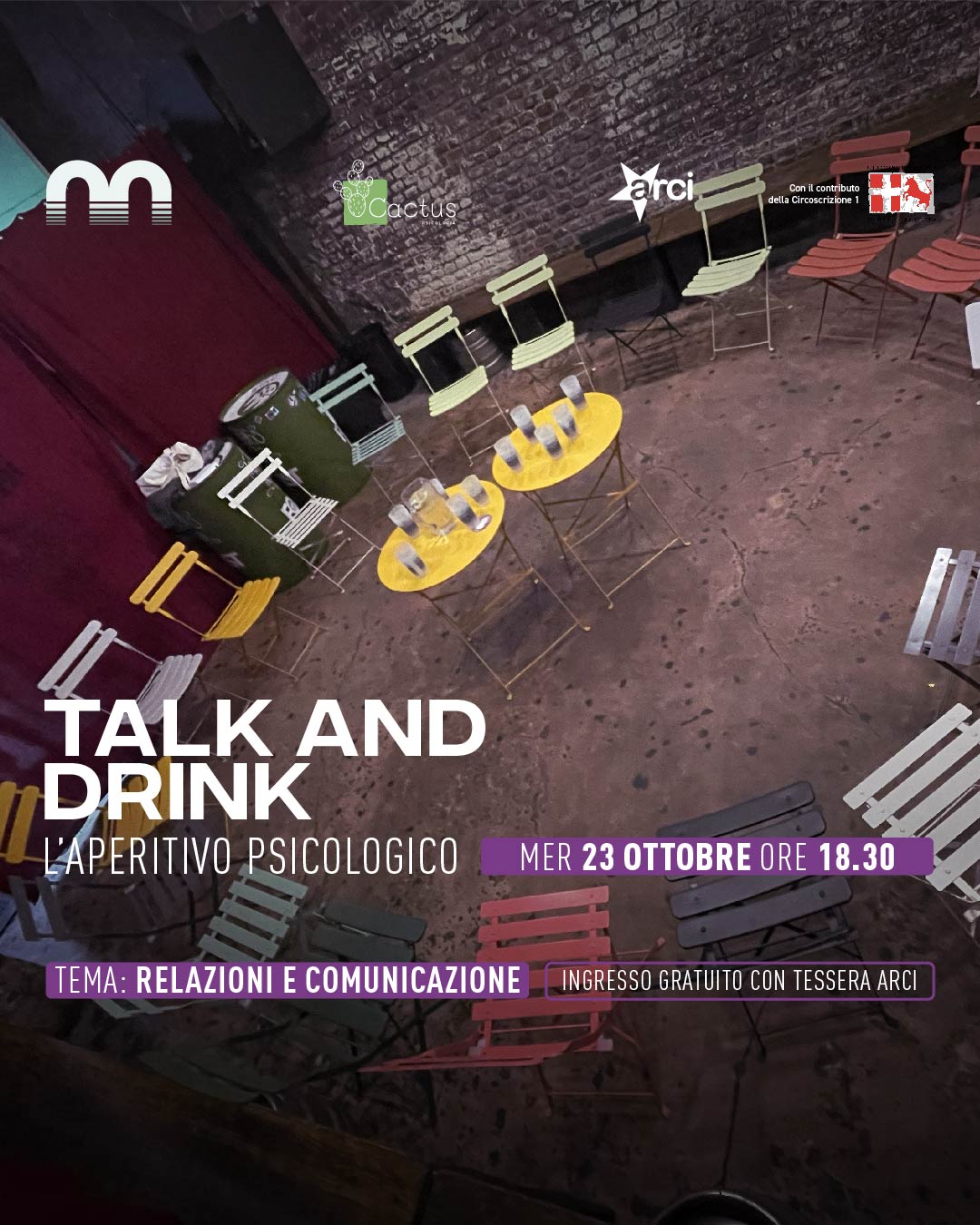 TALK&DRINK 2.0 – L’aperitivo psicologico: Relazioni e comunicazione